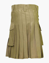 KHAKI KILT-FIREFIGHTER - Scottish Kilt Jacket™ USA-UK